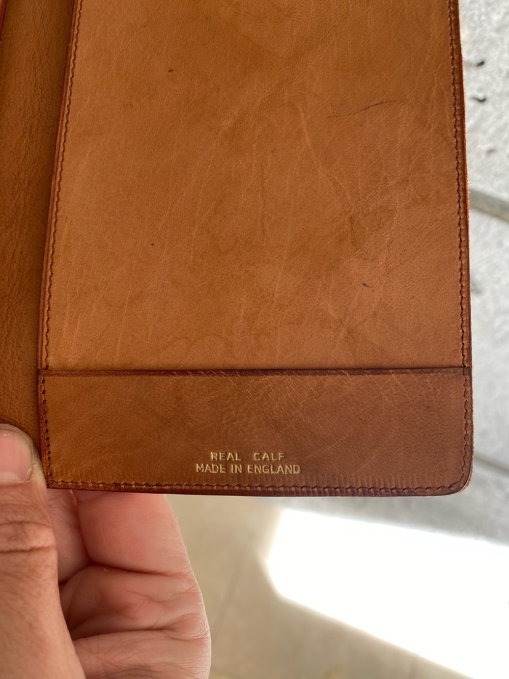 Vtg Calf Leather Bi Fold - Picture 3 of 6